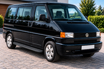 Volkswagen T4 Caravelle/Multivan 1990–2003 Bočne stopnice Bosphorus Black (2 kos, aluminij) fotografija 1