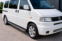 Volkswagen T4 Caravelle/Multivan 1990–2003 Stranske stopnice Tayga Grey (2 kos, aluminij) fotografija 1