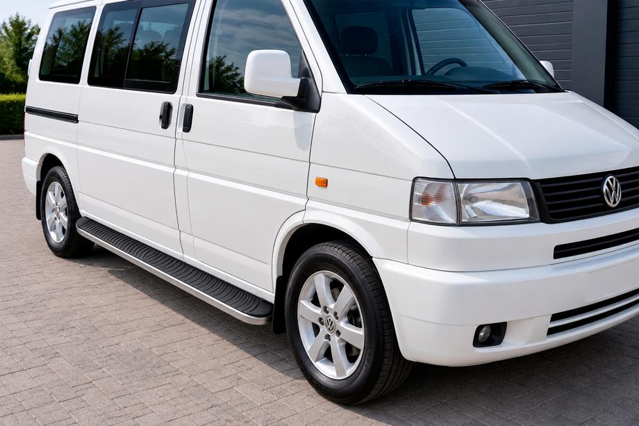 Volkswagen T4 Caravelle/Multivan 1990–2003 Stranske stopnice Tayga Grey (2 kos, aluminij) Image