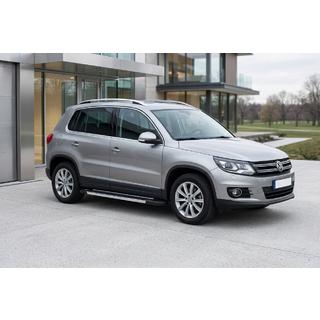 Bočne stopnice RedLine V1 (2 kosa, aluminij) Volkswagen Tiguan 2007–2016 fotografija 1