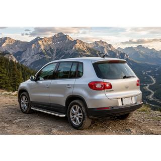 Stranski pragovi Maydos V1 (2 kos, aluminij ↗ nerjaveče jeklo) Volkswagen Tiguan 2007–2016 fotografija 1