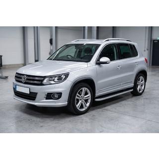 Stranske stopnice Tayga Grey (2 kos, aluminij) Volkswagen Tiguan 2007–2016 fotografija 1