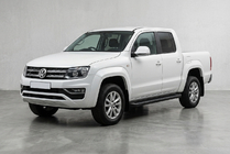 Volkswagen Amarok 2010–2022 Bočne stopnice Allmond Black (2 kos, aluminij) fotografija 1