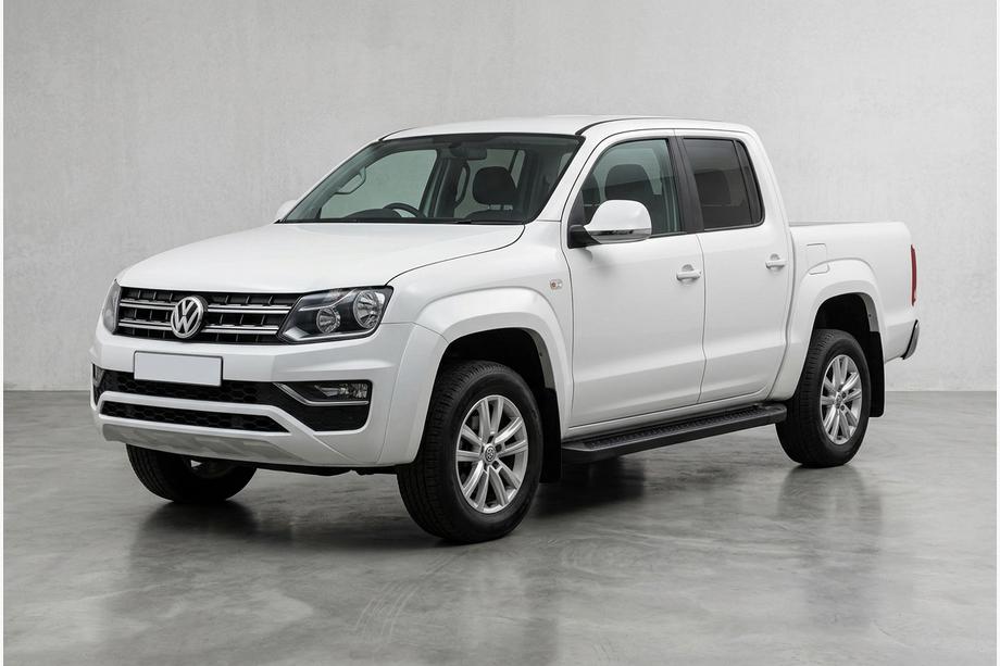Volkswagen Amarok 2010–2022 Bočne stopnice Allmond Black (2 kos, aluminij) Image