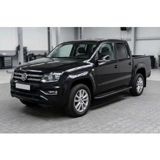 Bočne stopnice Bosphorus Black (2 kos, aluminij) Volkswagen Amarok 2010–2022 fotografija 1