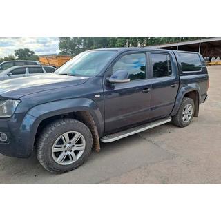 Stranske stopnice Tayga Grey (2 kos, aluminij) Volkswagen Amarok 2010–2022 fotografija 3