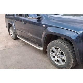 Stranske stopnice Tayga Grey (2 kos, aluminij) Volkswagen Amarok 2010–2022 fotografija 1