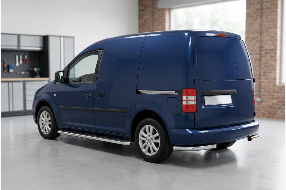 Volkswagen Caddy 2004–2010 Stranski pragovi Maydos V1 (2 kos, aluminij ↗ nerjaveče jeklo) Standardna baza Image