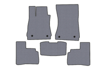Mercedes S-class W221 2005–2013 Gumijasti avtomobilski tepihi Carsuit (Short, Sivi) fotografija 1