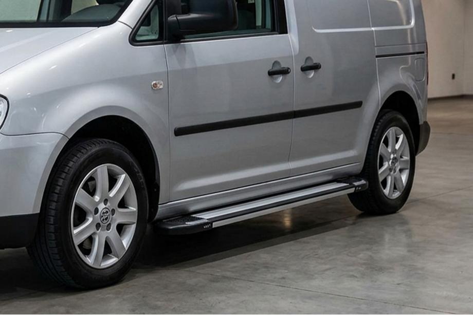 Volkswagen Caddy 2010–2015 Stranske stopnice Rainbow (2 kos, aluminij) Image