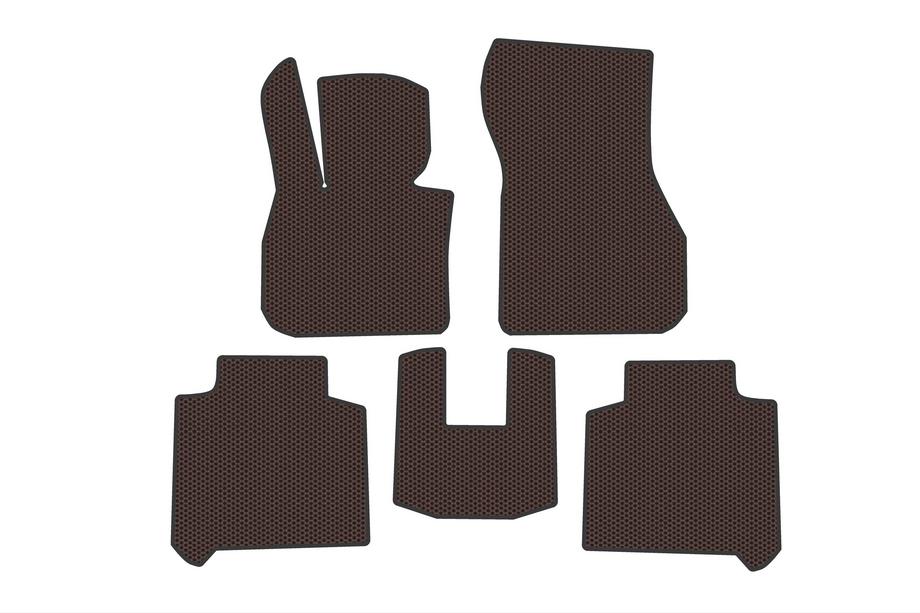 BMW serija 2 Active Tourer F45/F46 2014–2021 Carsuit gumijaste preproge za avto (2 vrsti, za F46, rjave) Fotografija 1