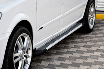 Mercedes Vito/V-razred W447 2014– Stranski pragovi Line (2 kos, aluminij) fotografija 1