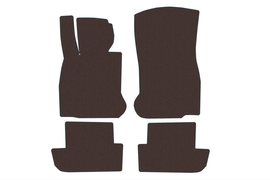 BMW serija 6 F12/F13/F06 2011–2018 Carsuit gumijaste preproge (za F12/13, rjave) Image