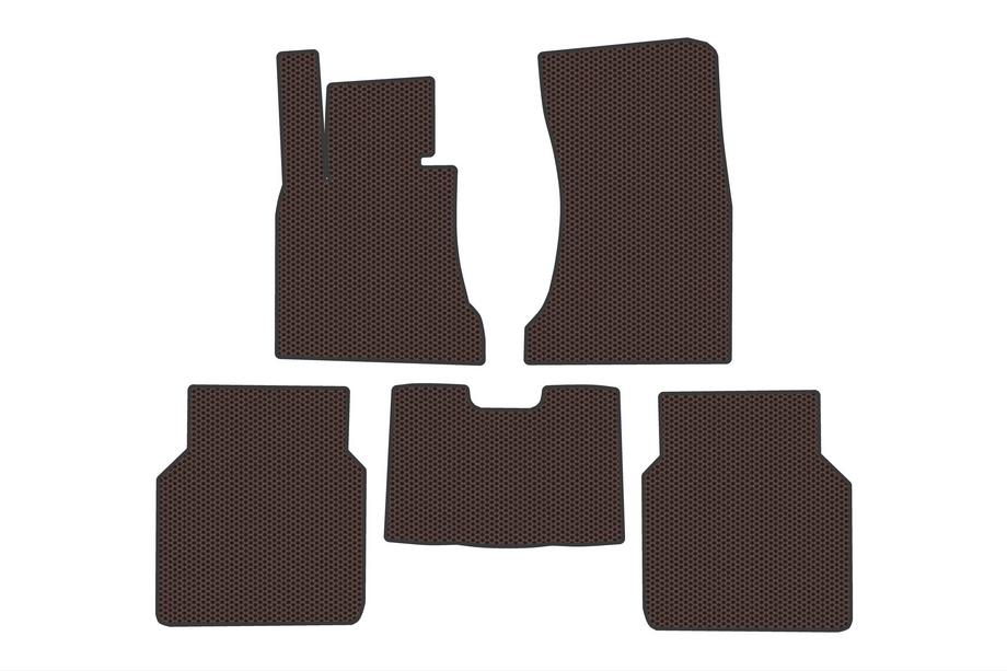 BMW serija 7 E65/66 2001–2008 Gumijaste preproge Carsuit (za E66, rjave) Fotografija 1