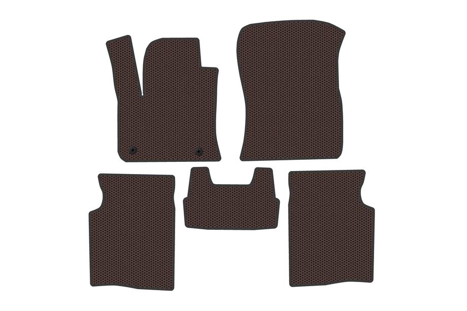 Citroen C4 X/e-C4 X 2022– Gumijaste preproge Carsuit (Electro, rjave) Image
