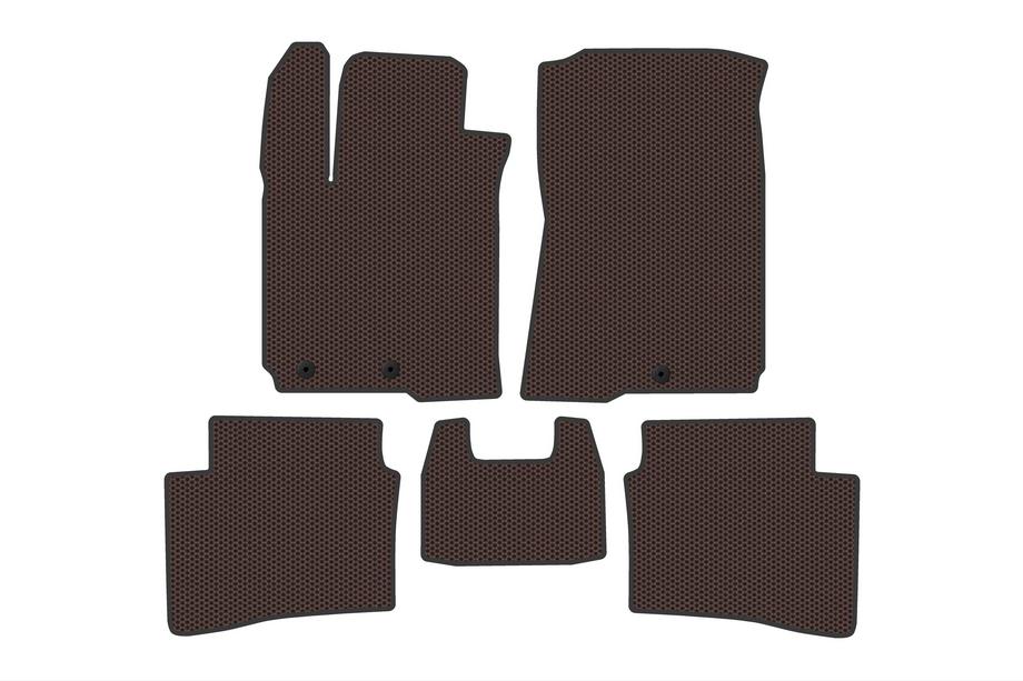 Hyundai I-20 2014–2020 Gumijasti tepihi Carsuit (Rjavi) Image