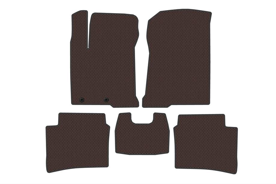 Hyundai I-20 2020– Gumijasti tepihi Carsuit (Rjavi) Image