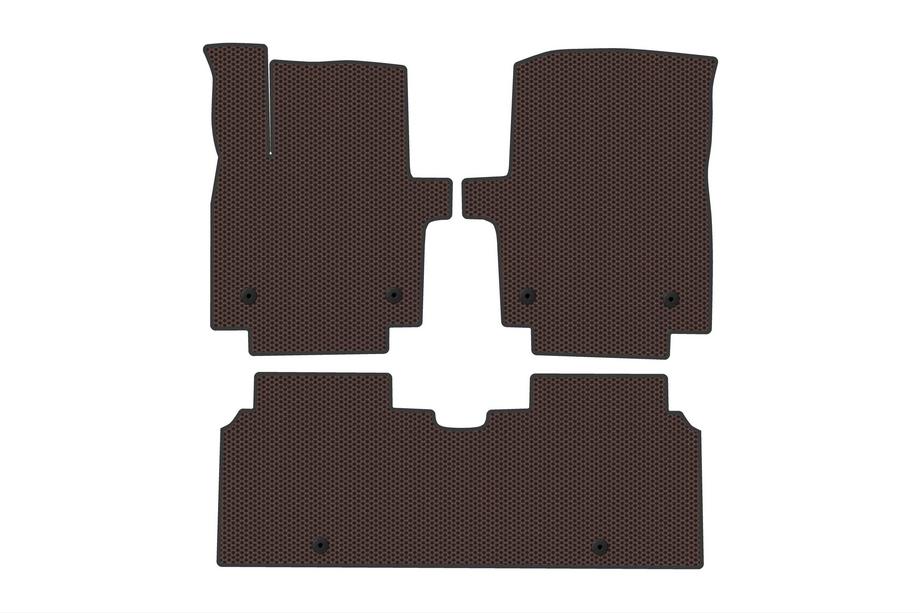 Kia EV6 2021– Gumijasti tepihi Carsuit (Rjavi) Image