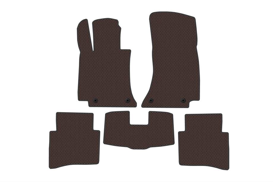 Mercedes E-class W214 2023– Carsuit gumijasti tepihi (SD, Rjava) Image