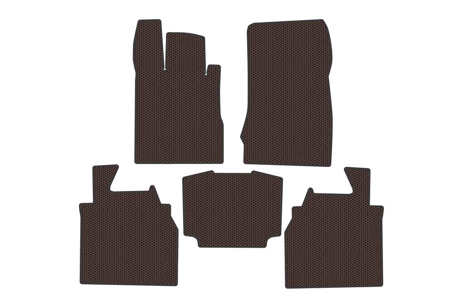 Mercedes S-class W220 1998–2005 Gumijasti tepihi za avto Carsuit (Long, Rjavi) Image