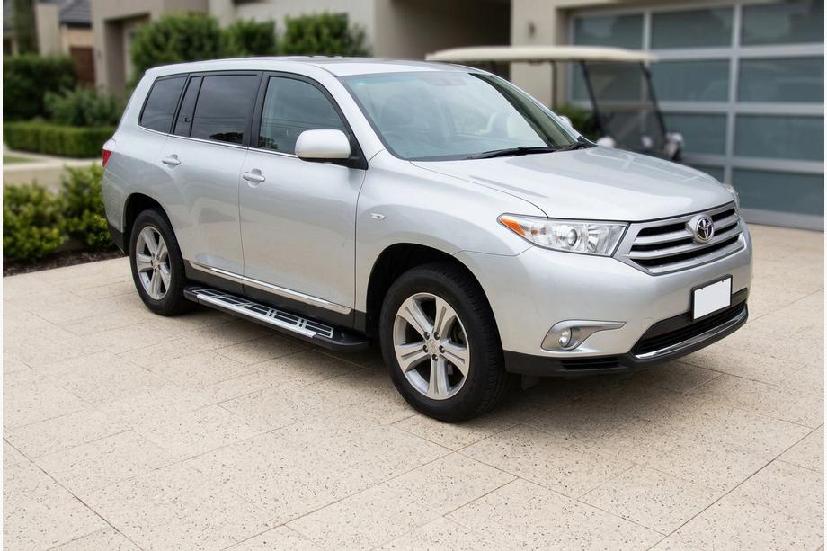 Toyota Highlander 2008–2013 Stranske stopnice Sunrise (2 kos, aluminij) Image
