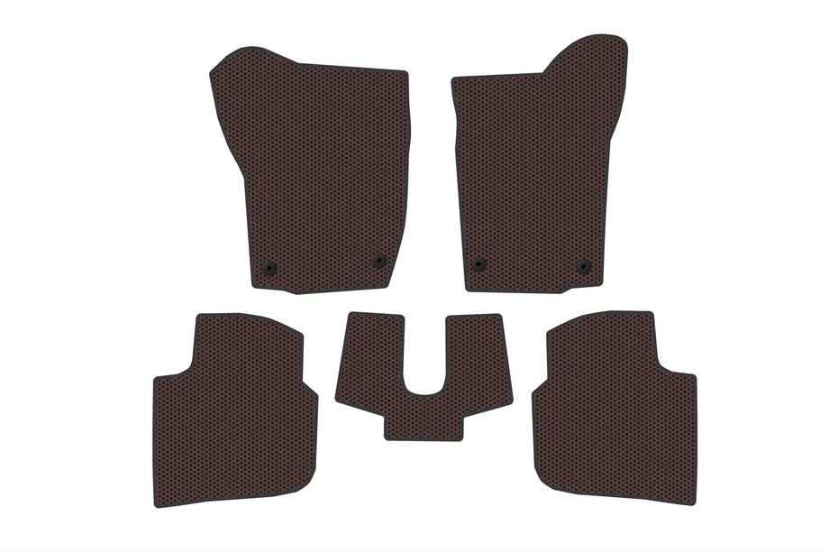 Seat Toledo 2012–2019 Gumijasti tepihi Carsuit (Rjavi) Image