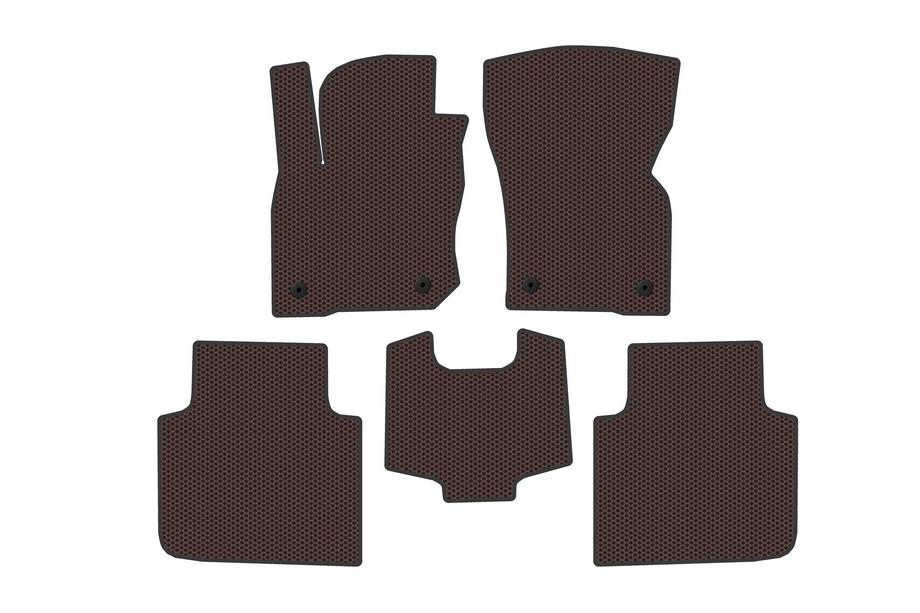 Skoda Kodiaq 2023– Gumijasti tepihi Carsuit (Rjavi) Image