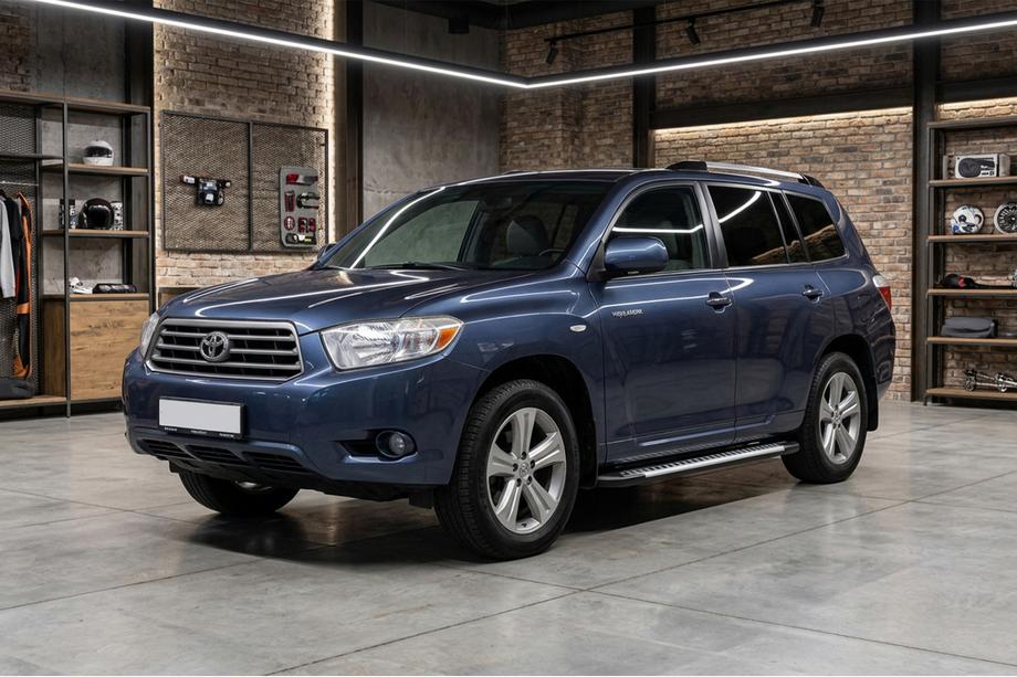 Toyota Highlander 2008–2013 Stranski pragovi Line (2 kos, aluminij) Image