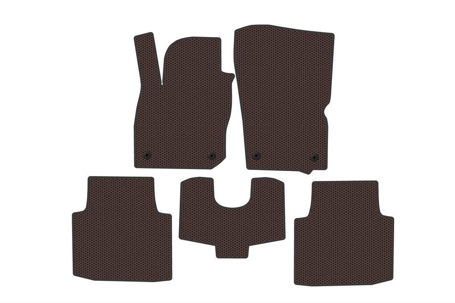 Volkswagen Passat B9 2023– Gumijaste preproge Carsuit (SW, rjave) Image