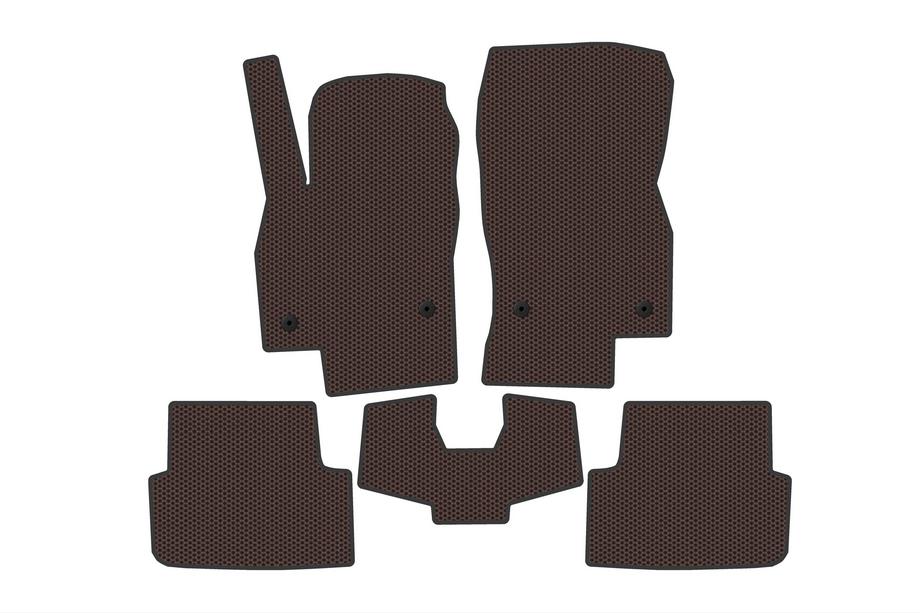 Volkswagen Taigo 2020– Gumijasti tepihi Carsuit (Rjavi) Image