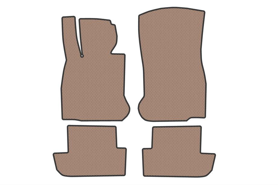 BMW serija 6 F12/F13/F06 2011–2018 Gumijasti tepihi Carsuit (za F12/13, bež) Fotografija 1