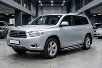 Toyota Highlander 2008–2013 Stranske stopnice Rainbow (2 kos, aluminij) fotografija 1
