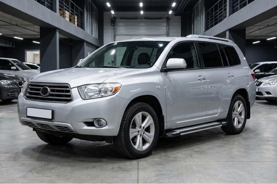 Toyota Highlander 2008–2013 Stranske stopnice Rainbow (2 kos, aluminij) Image
