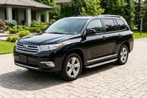 Toyota Highlander 2008–2013 Bočne stopnice Fullmond (2 kos, aluminij) fotografija 1
