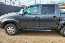 Toyota Hilux 2006–2015 Stranske stopnice Sunrise (2 kos, aluminij) fotografija 4