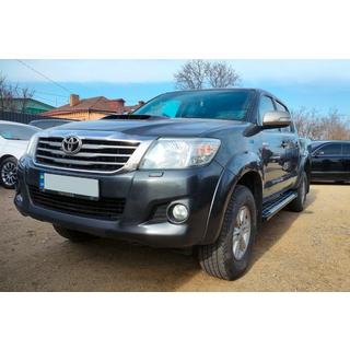 Stranske stopnice Sunrise (2 kos, aluminij) Toyota Hilux 2006–2015 fotografija 1