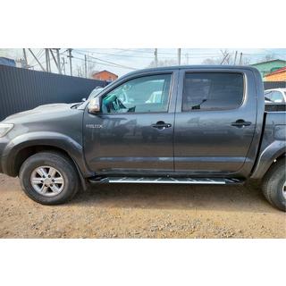 Stranske stopnice Sunrise (2 kos, aluminij) Toyota Hilux 2006–2015 fotografija 4