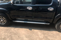 Toyota Hilux 2006–2015 Stranske stopnice Allmond Grey (2 kosa, aluminij) fotografija 4