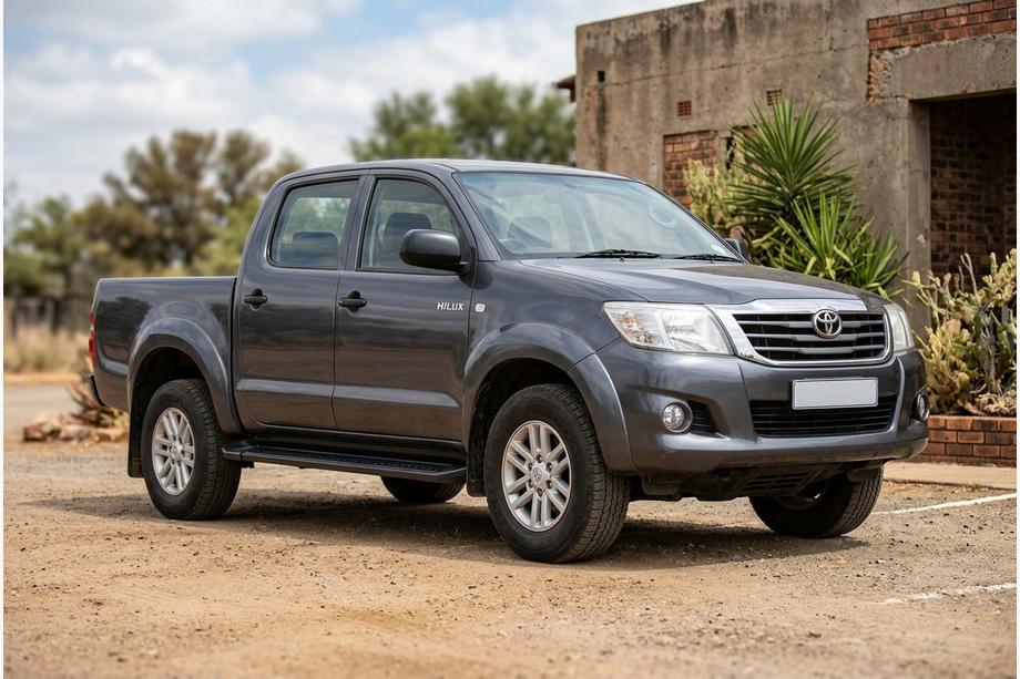 Toyota Hilux 2006–2015 Bočne stopnice Allmond Black (2 kos, aluminij) Image