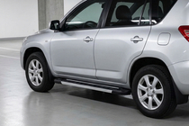 Toyota Rav 4 2006–2013 Stranske stopnice RedLine V1 (2 kos, aluminij) fotografija 1