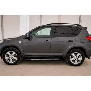 Stranski pragovi Line (2 kos, aluminij) Toyota Rav 4 2006–2013 fotografija 1