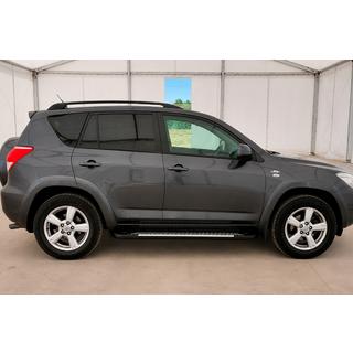Stranski pragovi Line (2 kos, aluminij) Toyota Rav 4 2006–2013 fotografija 2