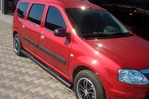 Lada Largus 2012– Stranske cevi Black (2 kos, nerjaveče jeklo) fotografija 1