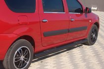 Lada Largus 2012– Stranske cevi Black (2 kos, nerjaveče jeklo) fotografija 2