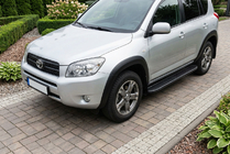 Toyota Rav 4 2006–2013 Bočne stopnice Bosphorus Black (2 kos, aluminij) fotografija 1