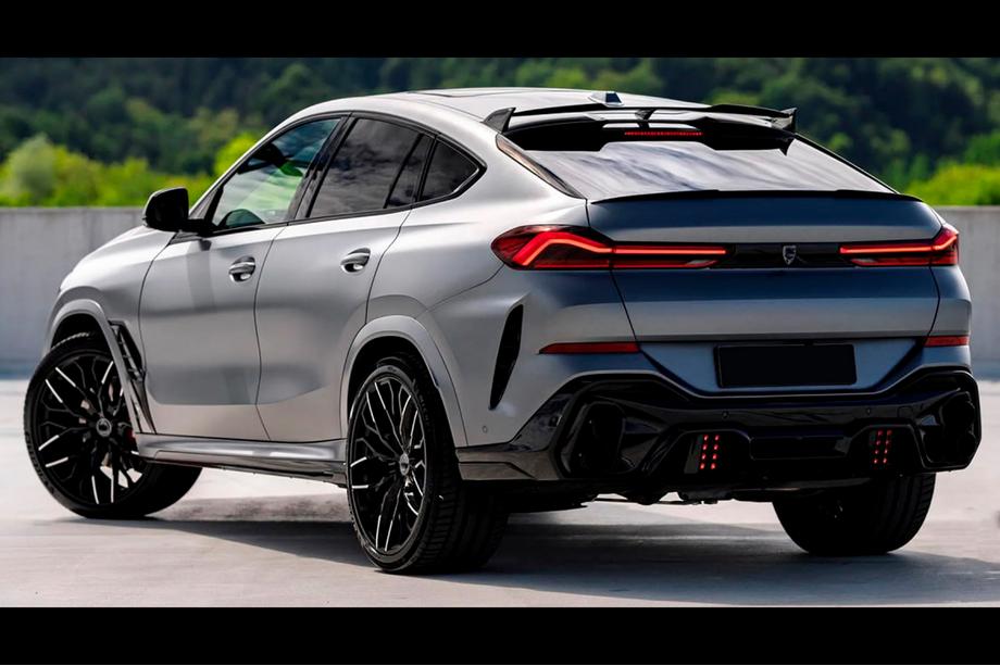 BMW X6 G06 2019–2027 LRT-Design Carbon body kit (za M-Sport 2023+) Fotografija 4