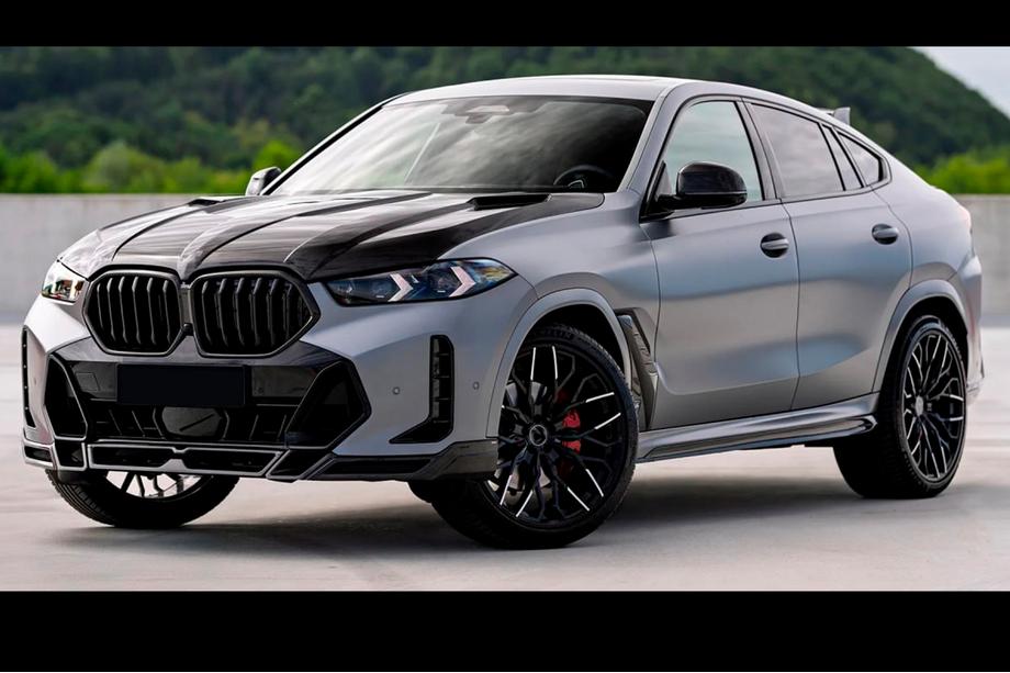 BMW X6 G06 2019–2027 LRT-Design Carbon body kit (za M-Sport 2023+) Fotografija 3