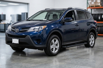 Toyota Rav 4 2013–2018 Bočne stopnice Allmond Black (2 kosa, aluminij) fotografija 1