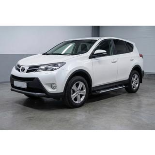Bočni pragovi Sunrise (2 kos, aluminij) Toyota Rav 4 2013–2018 fotografija 1