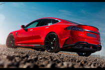 Tesla Model S 2012– Komplet karoserijskih dodatkov LRT-Design Carbon fotografija 3